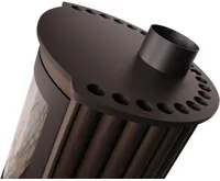 HS Flamingo Krbová kamna MASTERFLAMME ® Piccolo II, hnědá - sametová (11)