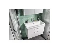 SAPHO CITY keramické umyvadlo hranaté 80x45cm, bílá (1)