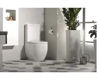 KERASAN FLO WC kombi, spodní/zadní odpad, bílá (2)