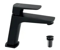 NOVASERVIS Umyvadlová baterie Nobless EGO s výpustí, černá - 43003,5