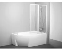 Ravak Vanová zástěna VSK2 Rosa 150 P bílá+rain