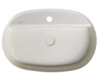 ISVEA INFINITY OVAL keramické umyvadlo na desku, 60x40cm, ivory (3)