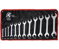 BGS Klíče ploché 6x7 - 30x32 mm, sada 12 dílů, v tašce