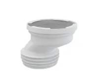 ALCAPLAST Dopojení k volně stojícímu WC, excentrické 40 mm, 110 mm, délka 125 mm, PP, bílé A991-40 ALCAPLAST Dopojení k volně stojícímu WC, excentrické 40 mm, 110 mm, délka 125 mm, PP, bílé A991-40