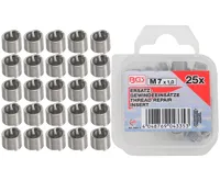BGS Vložky náhradní M7 x 1,0; 25 ks