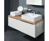 Mailo, koupelnová skříňka, dub, 1 zásuvka, 1010x470x480 mm (3)