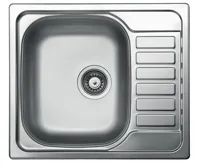 NOVASERVIS Dřez nerez s odkapávací plochou - DR50/58