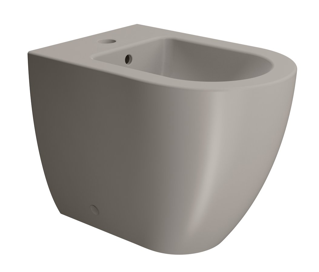 Gsi pura big bidet stojící 36x55cm, tortora mat