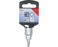 BGS Nástrčná hlavice pro povolení poškozených šroubů | vnitřní čtyřhran 6,3 mm (1/4") | pro de (1)