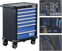 BGS Dílenský vozík, 7 zásuvek, se 263 nástroji BGS Dílenský vozík, 7 zásuvek, se 263 nástroji