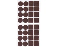 BGS Sada filcových podložek pod nábytek, hnědá, 32dílná (2)
