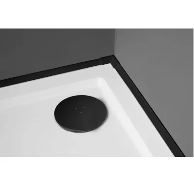 POLYSAN Krycí lišta pro vany a vaničky, 2x 1950mm, 2x roh, 2x zakončení, černá mat