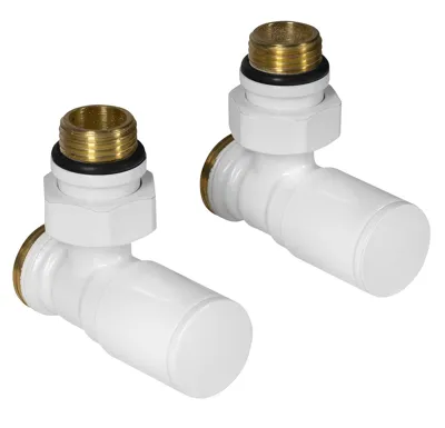 AQUALINE C-START připojovací sada ventilů ruční rohová, bílá