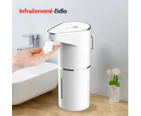 HomeLife Automatický dávkovač mýdla v pěně dobíjecí 350 ml AS127 (1)