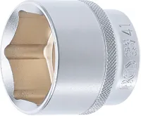 BGS Nástrčná hlavice šestihranná, 12,5 mm (1/2&quot;), 41 mm