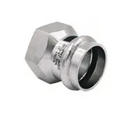 Nerezové lisovací přechod 1070 - 18 x 3/4" vnitřní závit - pro topení i pitnou vodu Nerezové lisovací přechod 1070 - 18 x 3/4" vnitřní závit - pro topení i pitnou vodu