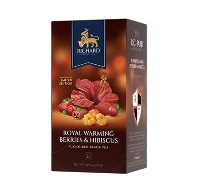 May Foods Čaj Richard Royal Warming Berries & Hibiscus