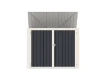 Přístřešek na popelnice HORY B 1,75 m2 antracit IWH-10230031 (1)