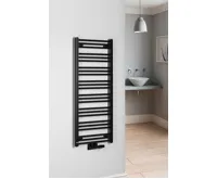 BRUCKNER ALBRECHT otopné těleso 500x1250mm, středové připojení, černá mat (2)