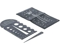 BGS Měrka šroubů a závitové měrky,  metrické,  M3–M20, 0,5–13,00 mm - BGS 74247 (5)