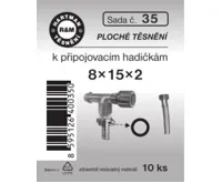 Hartman Sada č. 35: sada pryž.těs.přip.h.- 3/8"- 8x15x2- 10x6020pvč Hartman Sada č. 35: sada pryž.těs.přip.h.- 3/8"- 8x15x2- 10x6020pvč