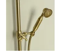 SAPHO ANTEA sprchový sloup k napojení na baterii, hlavová, ruční sprcha, bronz (5)