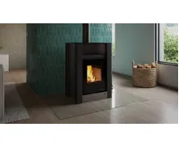 HS Flamingo Krbová kamna AQUAFLAM VARIO ® LEND 11/5kW šedá, elektronická regulace (20)