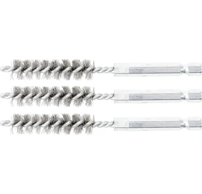 BGS Kartáče ocelové, sada 3 ks , 11 mm, 6.3 mm (1/4") Drive, 3 pcs.