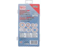BGS Podložky měděné těsnící, 150 dílů sada v plastovém kufru (2)