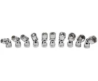 BGS Hlavice zástrčné 3/8" kloubové, 10-19mm, 6-ti hranné (1)