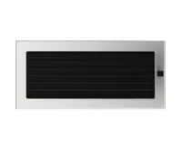 HS Flamingo Krbová mřížka 17x37 BASIC broušený chrom s žaluzií