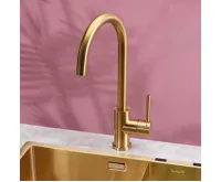 Nerezový dřez REGINOX SET MIAMI 500 GOLD + Baterie CANO + příslušenství, zlatá (4)