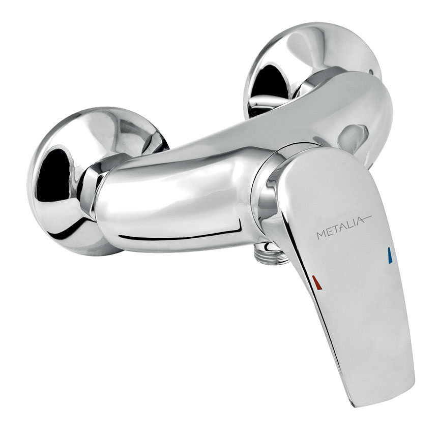 Novaservis sprchová baterie bez příslušenství 100 mm metalia 57 chrom - 57065/1,0