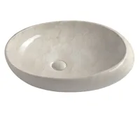 SAPHO DALMA keramické umyvadlo na desku 68x44cm, marfil