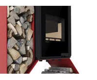 HS Flamingo Krbová kamna FLAMINGO DELUXE ® KAMPA levá, červená (20)