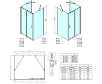 POLYSAN EASY třístěnný sprchový kout 1000x700mm, L/P varianta, čiré sklo (7)