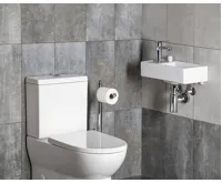 SAPHO MINOS keramické umývátko 40x22cm, baterie vlevo, bílá (4)