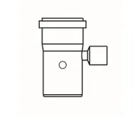 ALMEVA STARR odváděč kondenzátu s měřícím otvorem 125mm