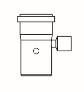 Almeva starr odváděč kondenzátu s měřícím otvorem 125mm