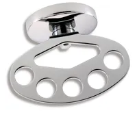 NOVASERVIS Držák kartáčů a pasty Metalia 1 chrom - 6144,0