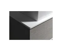 SAPHO Deska Rockstone 100,7x1,2x48,8cm, bílá mat (1)