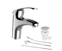 Umyvadlová stojánková baterie, Sonáta, s výpustí, chrom