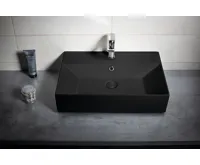 ISVEA SISTEMA keramické umyvadlo 60x42cm, černá mat (5)