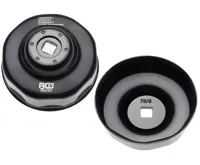 BGS Hlavice na povolování olejových filtrů 76 mm, 8 dřážek
