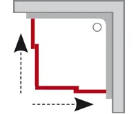 Ravak díl sprchového koutu SUPERNOVA SRV2 - 80 S white+rain (1)