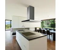 CATA Odsavač par ISLA LEGEND A+, nerez, černé 900mm (2)