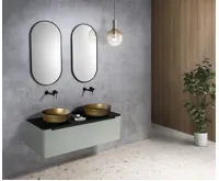 SAPHO PRIORI keramické umyvadlo na desku, Ø 41,5 cm, bronz (3)