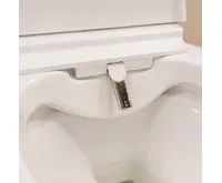 MEREO Závěsné WC s integrovaným elektronickým bidetem, RIMLESS, keramické, vč. sedátka (15)
