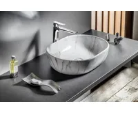 SAPHO DALMA keramické umyvadlo na desku, 59x42cm, carrara (5)