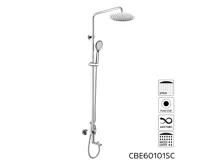 Sprchový set: baterie se sprch. soupravou, hadicí, ruční a talířovou kulatou sprchou (7)